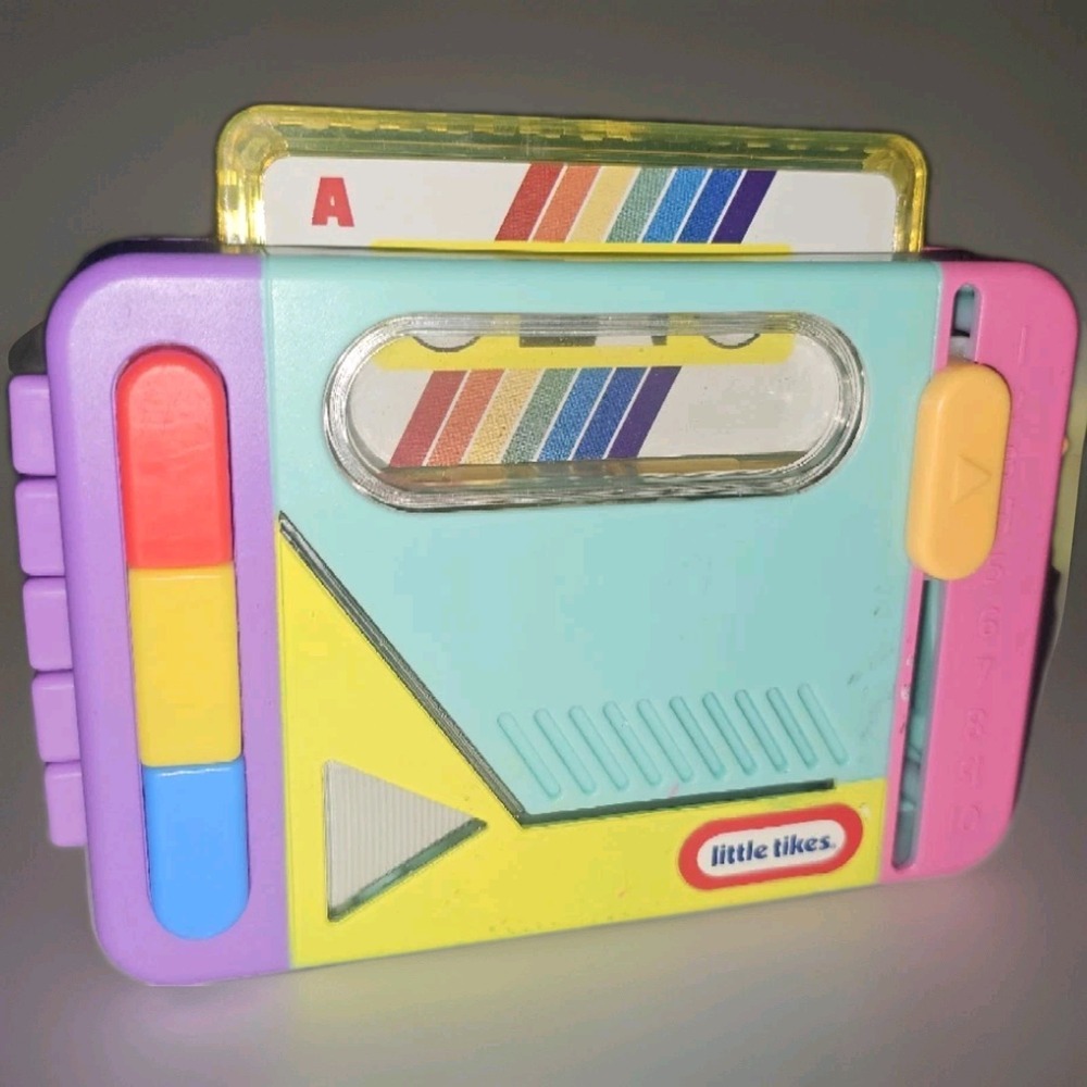 Little Tikes Rainbow Remix Cassette Music Player TESTED WORKS